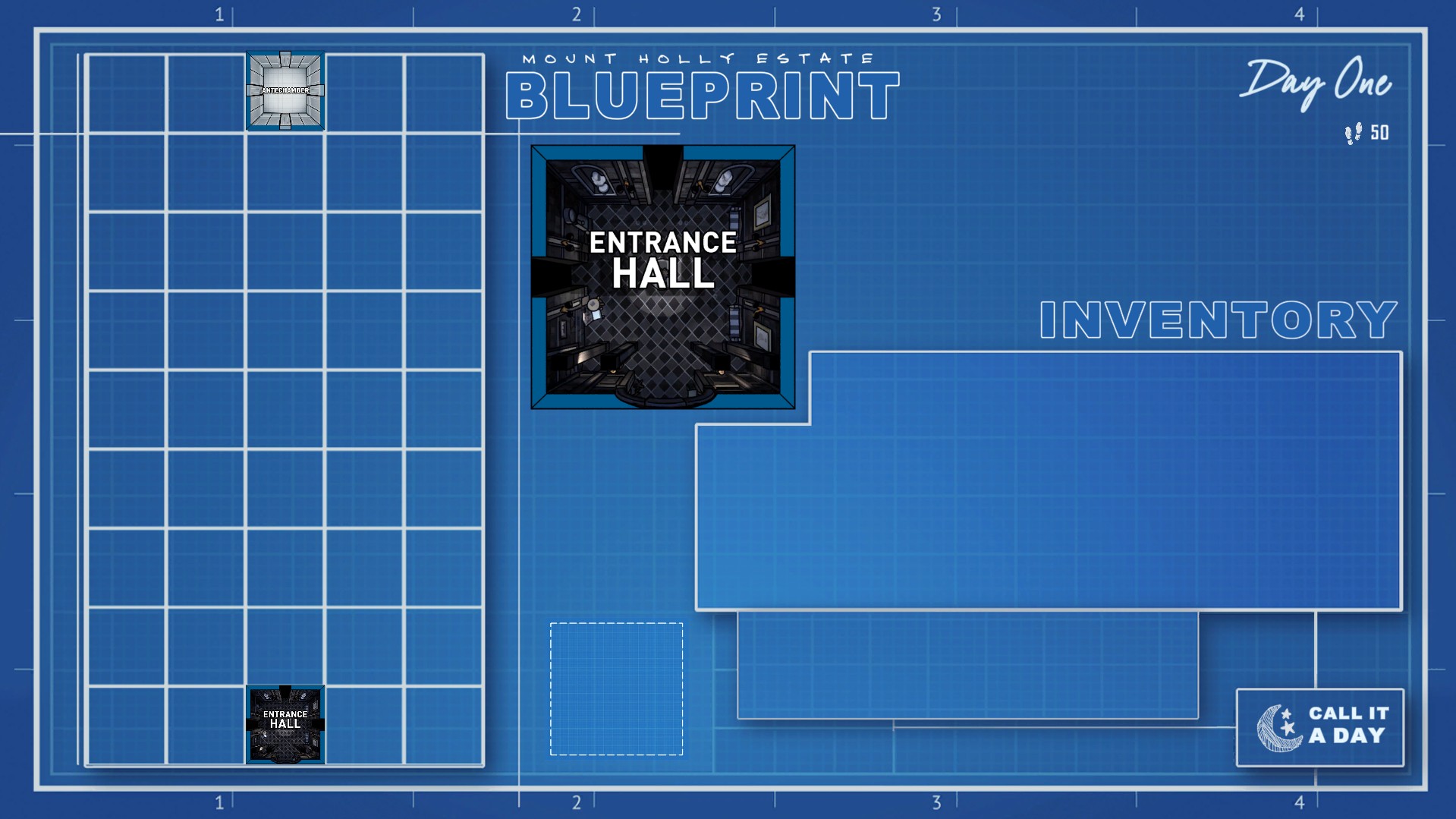 Blue Prince starting map Blue Prince starting map